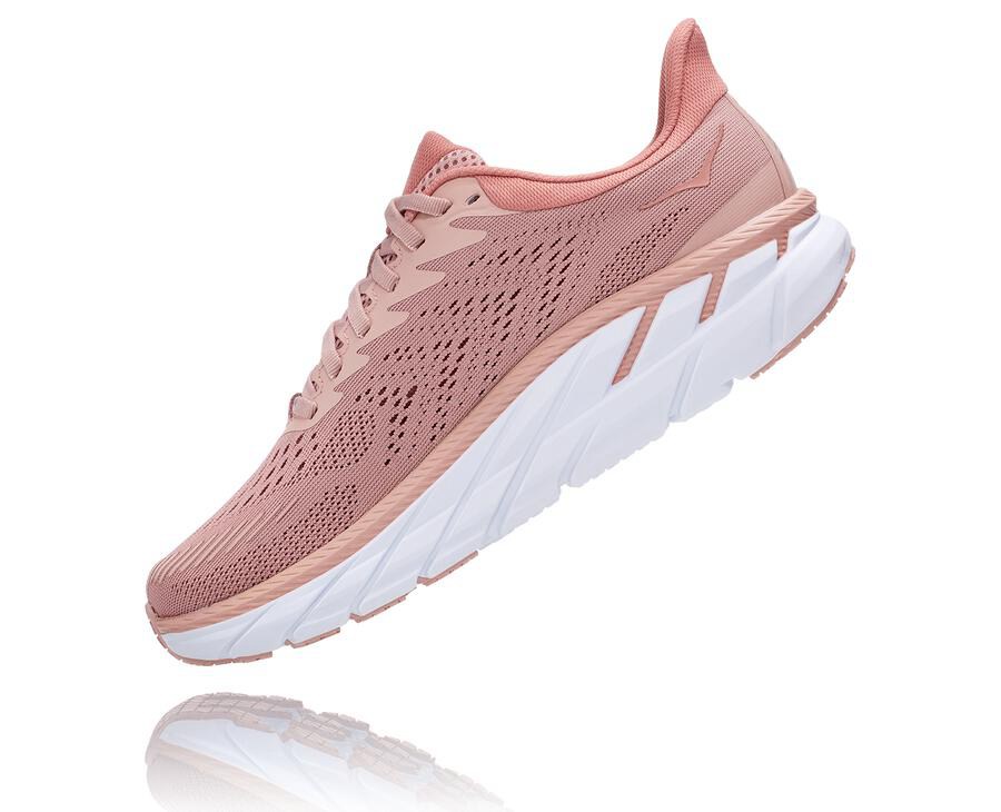 Hoka One One Clifton 7 Löparskor Dam - Rosa - BTLEZ-7351